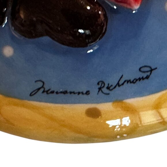 Marianne Richmond Handpainted Grandma Ornament Christmas Mrs Claus Ceramic 3D - Picture 5 of 5